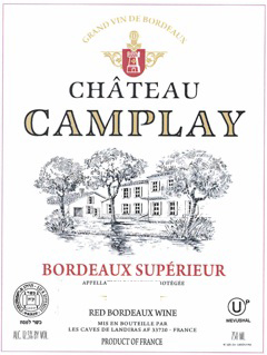 Chateau Camplay label