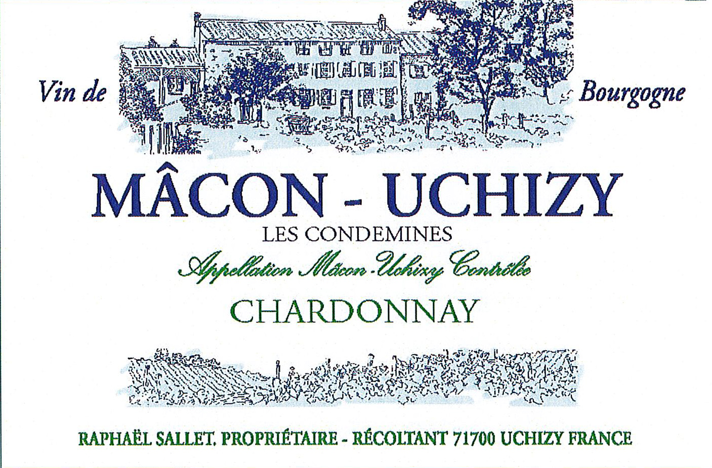 Domaine Sallet Les Condemines - Macon Uchizy label