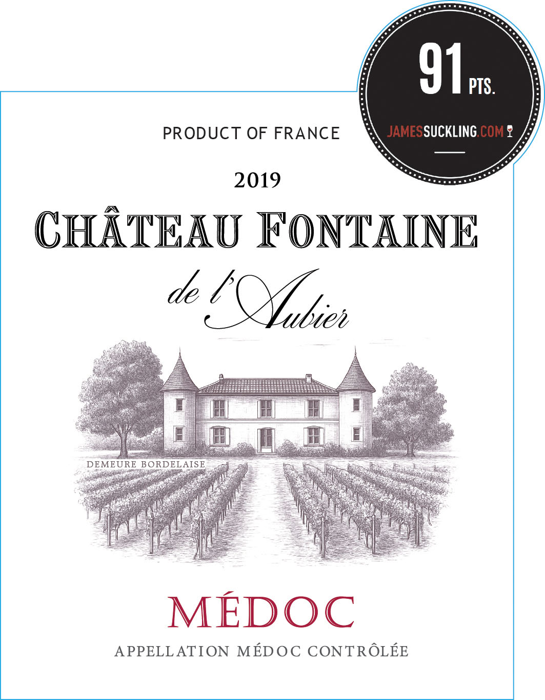 Chateau Fontaine de l'Aubier label