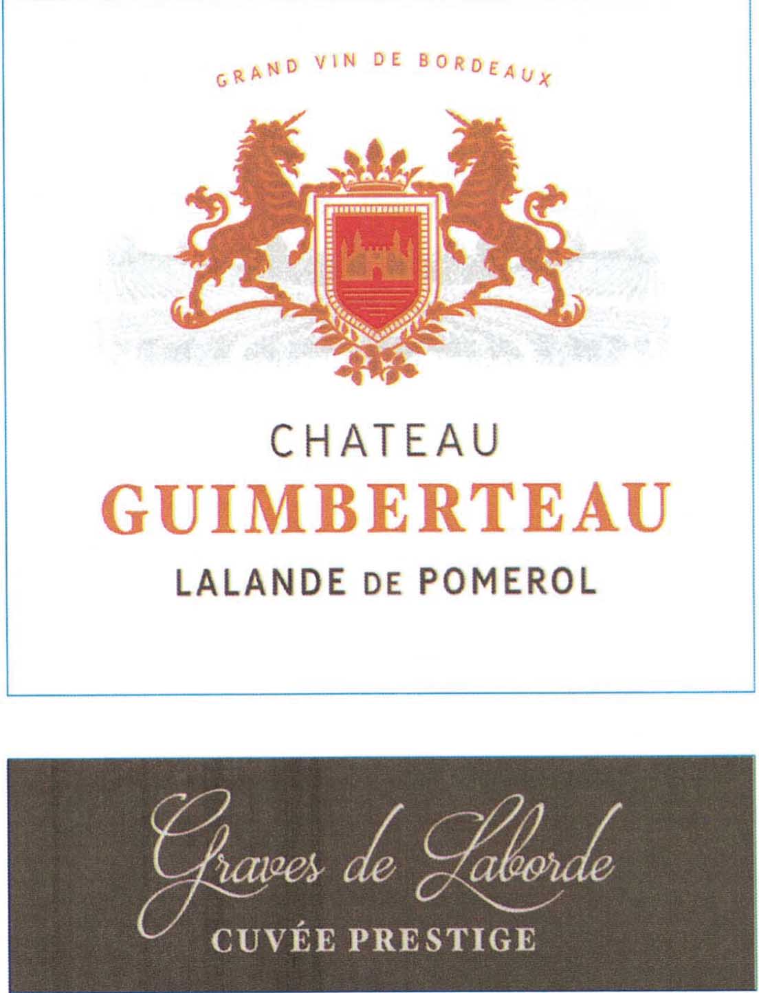 Chateau Guimberteau - Cuvee Prestige label