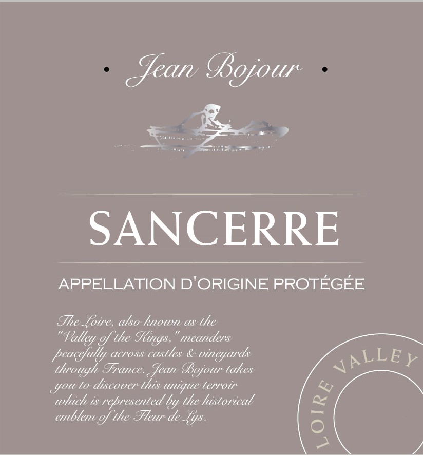 Jean Bojour - Sancerre label