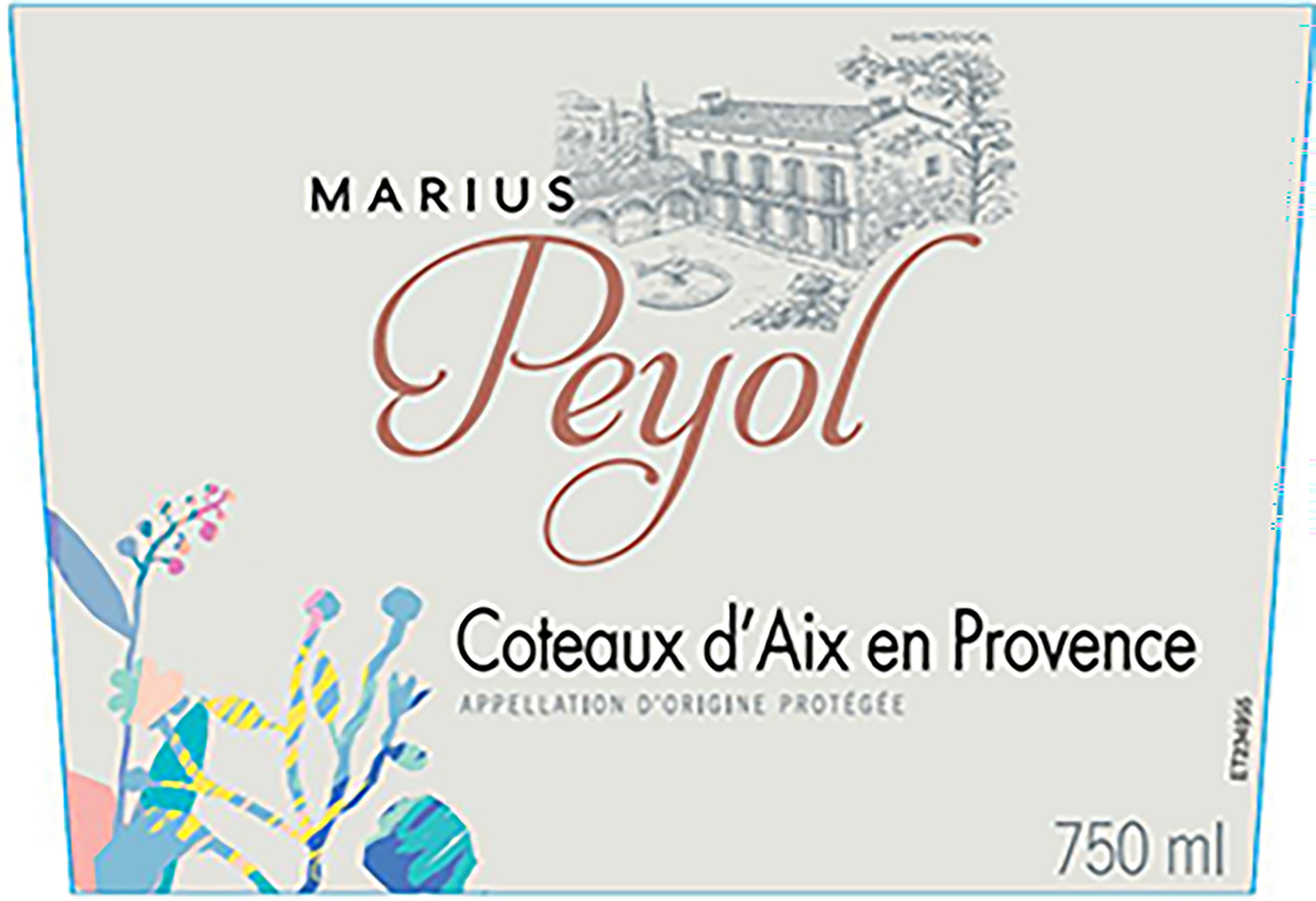 Marius Peyol - Coteaux d'Aix en Provence label