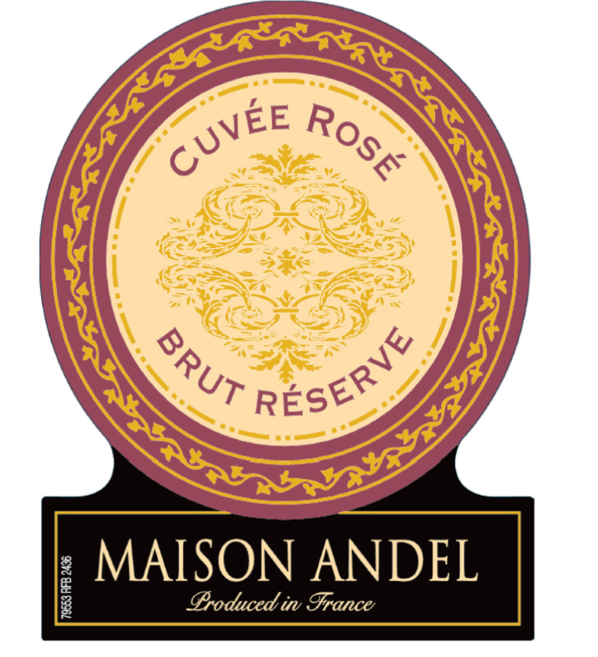 Maison Andel - Rose Brut label