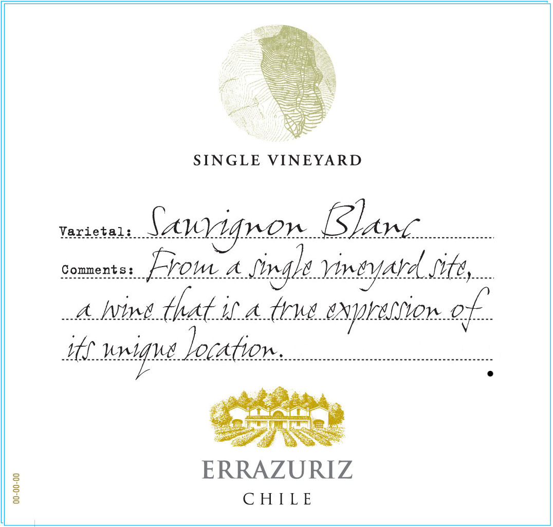 Errazuriz - Sauvignon Blanc - Single Vineyard label