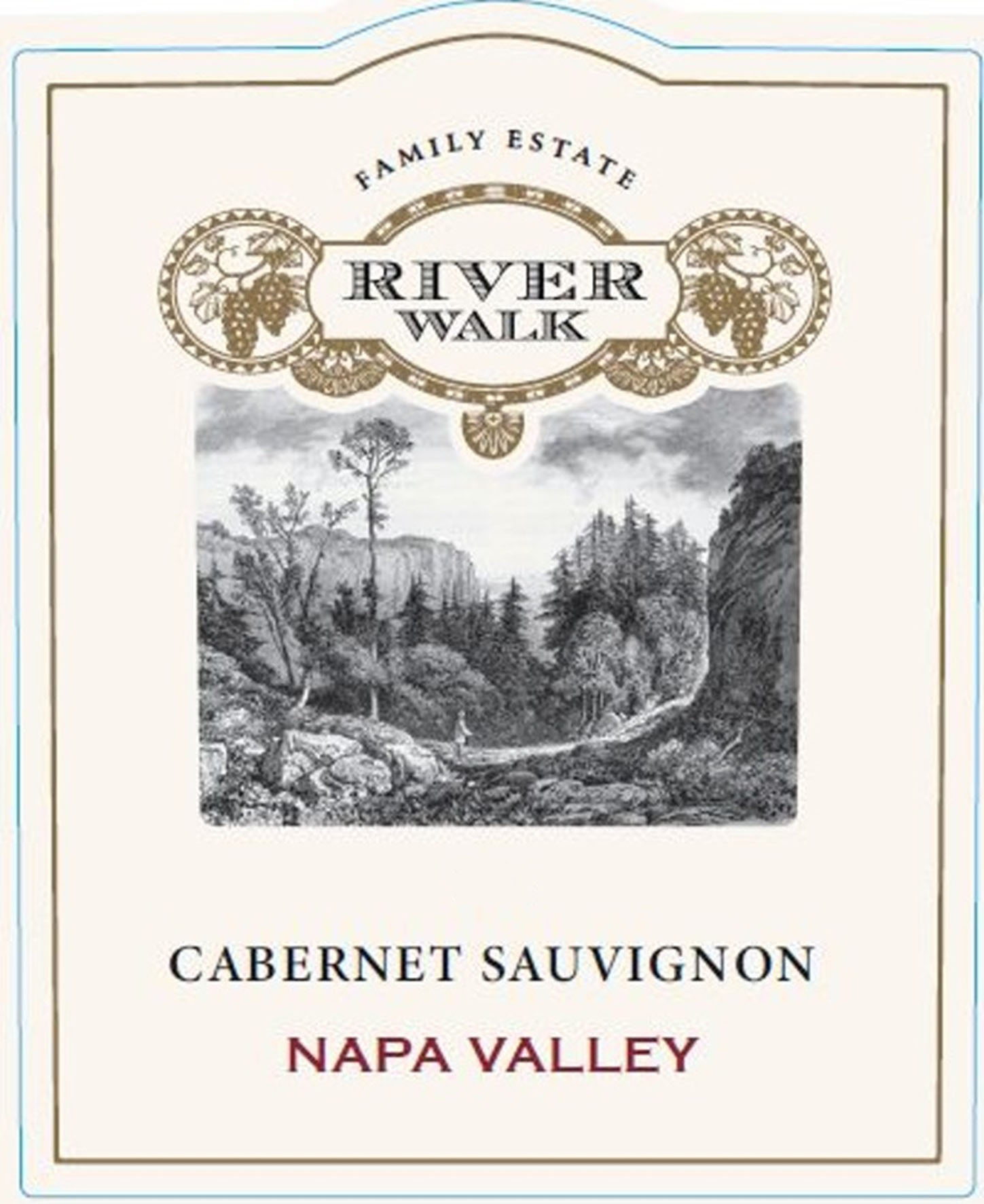 River Walk - Cabernet Sauvignon Napa label