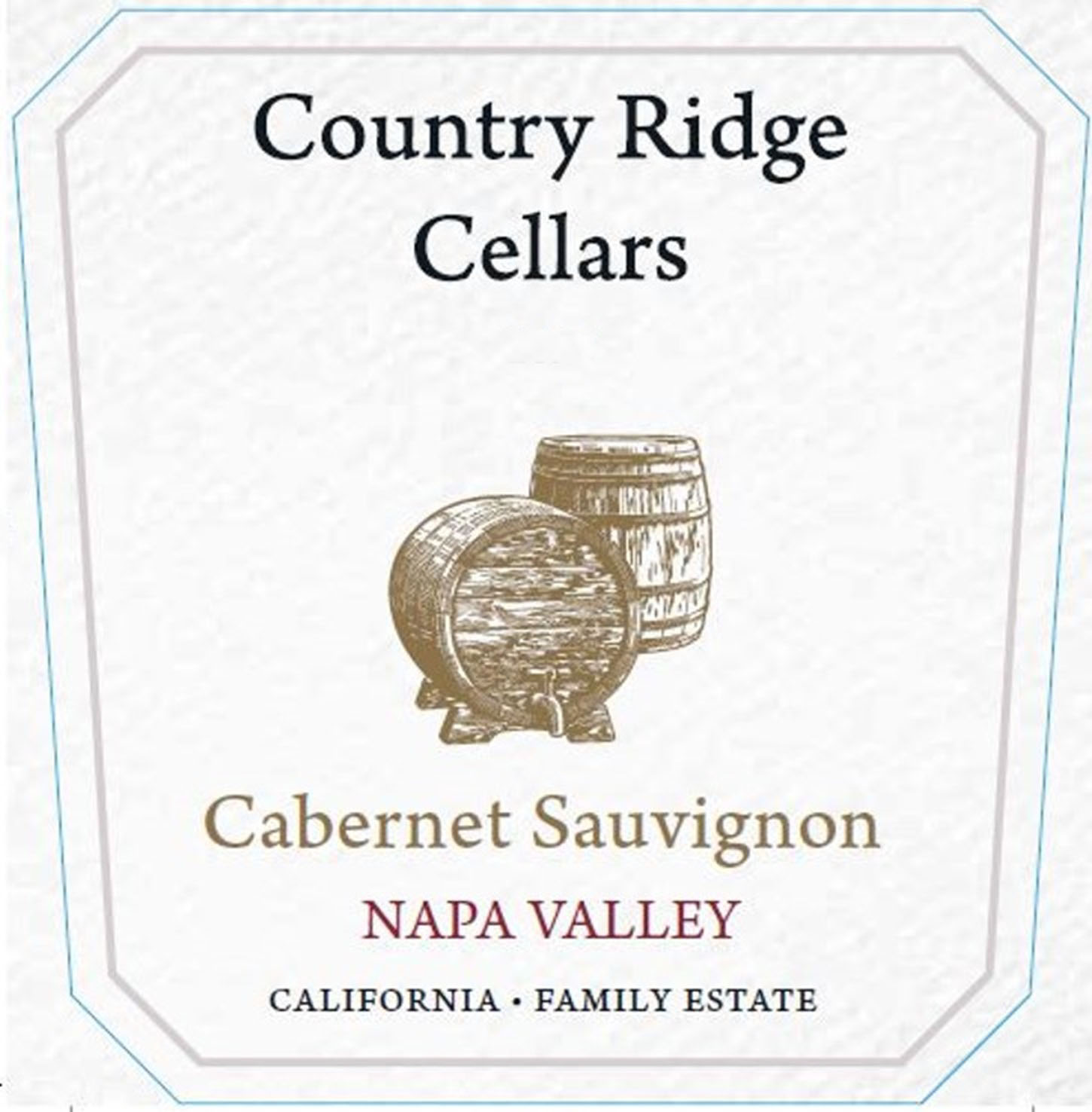 Country Ridge - Cabernet Sauvignon Napa label