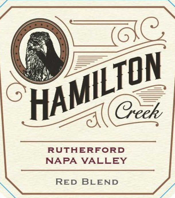 Hamilton Creek - Red Blend Rutherford Napa label