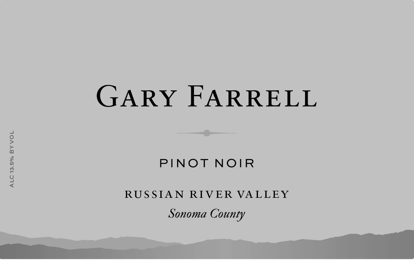 Gary Farrell - Pinot Noir RRV label
