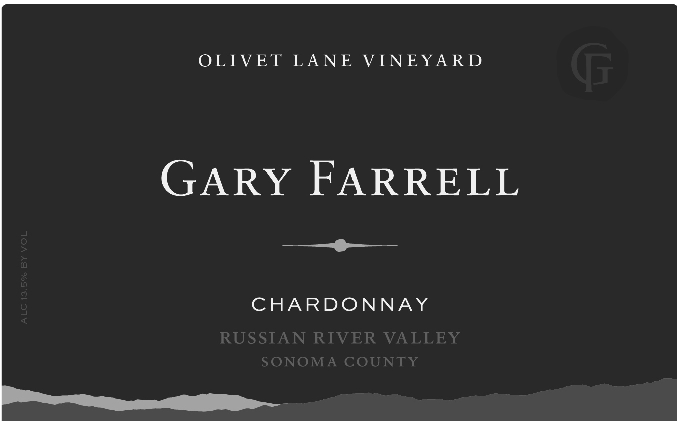 Gary Farrell - Chardonnay Olivet Lane RRV label