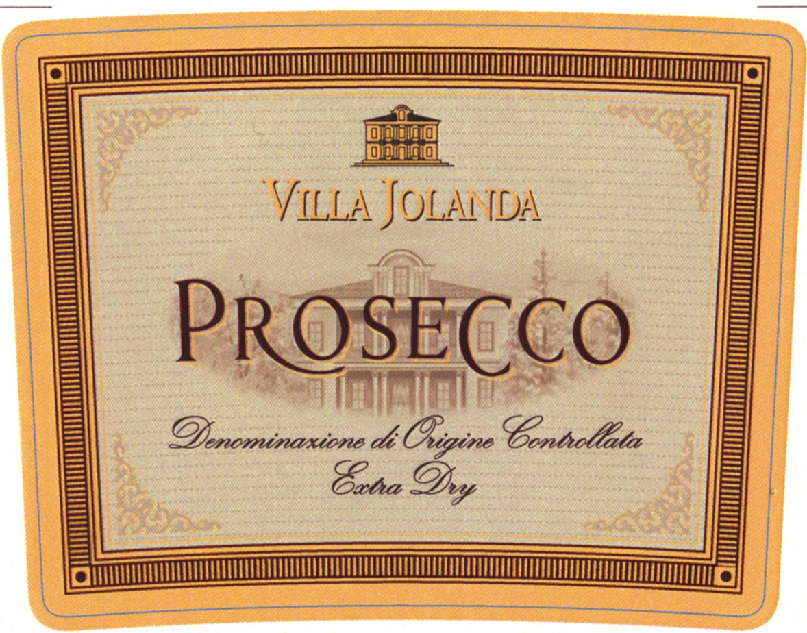 Villa Jolanda - Prosecco Extra Dry label