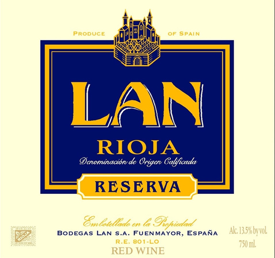 Bodegas LAN - Rioja - Reserva label