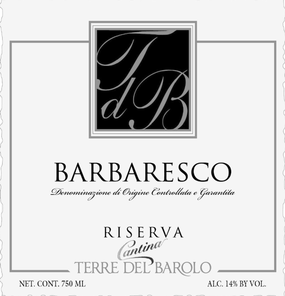 Terre del Barolo - Barbaresco Riserva label