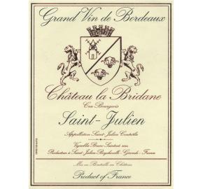 Chateau La Bridane label