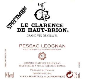 Le Clarence de Haut-Brion label