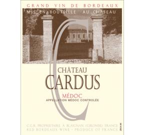 Chateau Cardus label