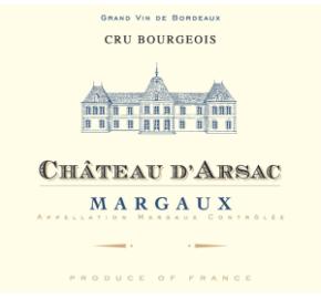 Chateau D'Arsac label