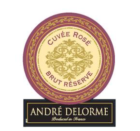 Andre Delorme - Brut Rose Reserve label