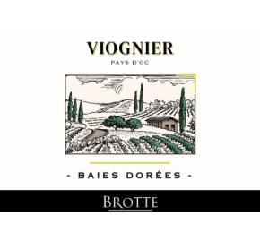 Brotte - Baies Dorees Viognier label