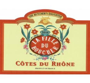 The Butcher's Daughter - Cotes du Rhone Reserve label