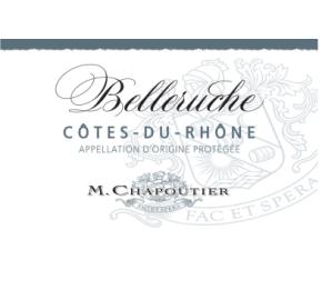 M. Chapoutier - Cotes-du-Rhone Belleruche Rouge label