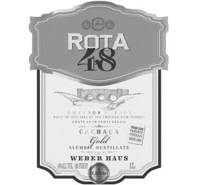 Rota 48 Cachaca Gold label