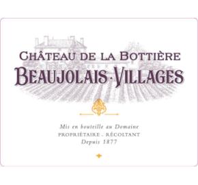 Chateau de la Bottiere - Beaujolais Villages Rouge label