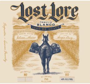 Lost Lore Tequila Blanco label