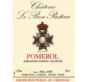 Chateau Le Bon Pasteur label