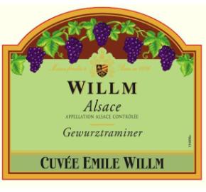 Alsace Willm - Cuvee Emile Willm - Gewurztraminer label
