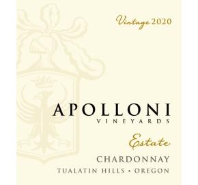 Apolloni Vineyard - Chardonnay Estate label
