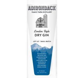 Adirondack - London Dry Gin label