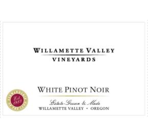 Willamette Valley Vineyards - White Pinot Noir label