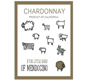 The Little Sheep of California - Chardonnay label