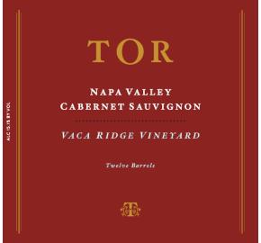 TOR - Cabernet Sauvignon - Vaca Ridge Vineyard label