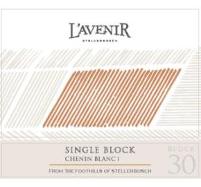 L'Avenir - Single Block Chenin Blanc label