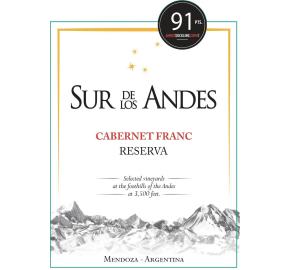 Sur de Los Andes - Cabernet Franc Reserva label