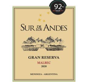 Sur de Los Andes - Malbec Gran Reserva label