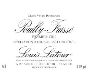 Louis Latour - Pouilly-Fuisse 1er Cru label