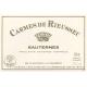 Carmes De Rieussec label