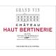 Chateau Haut Bertinerie label