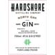 Hardshore Distilling Company - North Oak Barrel Rested Gin label