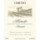 Ceretto - Barolo - Brunate label