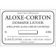 Louis Latour - Domaine Latour - Aloxe-Corton label